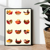 views to love minimal Abstract Art - wall art